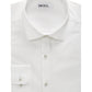 Bar III Men's Organic Cotton Tonal Coral-Print Slim Fit Dress Shirt White Size Medium