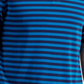 Club Room Men's Interlock Striped Classic Fit Stretch Polo T-Shirt Blue Size Small