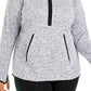 Ideology Women's Plus Hooded V Neck Tunic Top Gray Size 1X