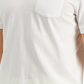 Club Room Men's Solid Jersey Polo with Pocket White Size Large
