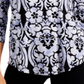 JM Collection Women's Scroll Print Top Purple Size Small