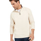 Club Room Men's Quarter Zip French Rib Pullover White Size XXX-Large