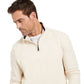 Club Room Men's Quarter Zip French Rib Pullover White Size XXX-Large