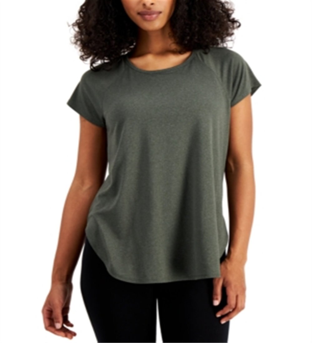 ID Ideology Women's Sweat Set T-Shirt Green Size X-Small