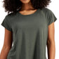 ID Ideology Women's Sweat Set T-Shirt Green Size X-Small