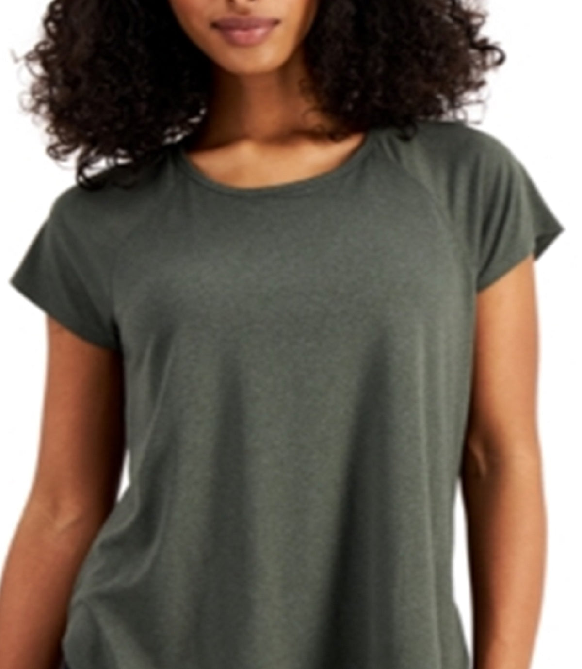 ID Ideology Women's Sweat Set T-Shirt Green Size X-Small