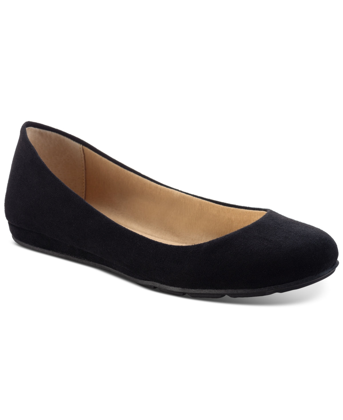 Sun + Stone Women's Eliana Flats Black Size 7.5 W