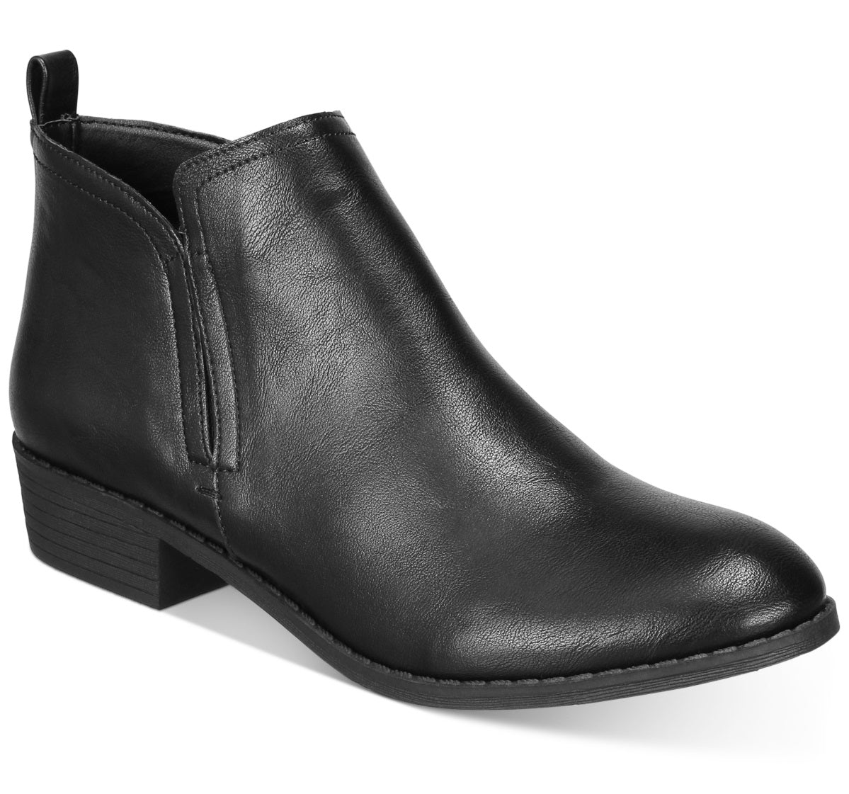 Sun + Stone Women's Cadee Ankle Booties Black Size 7 M