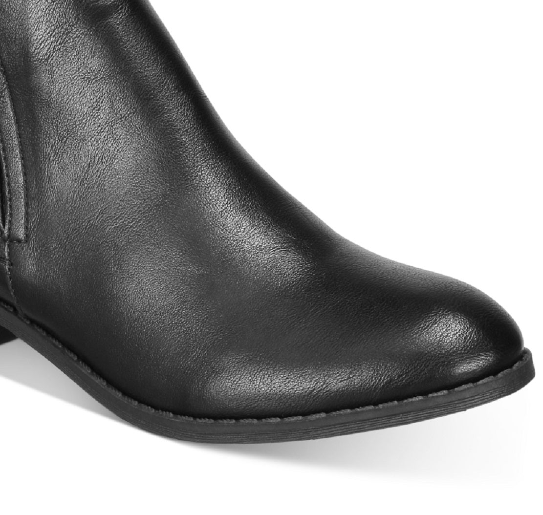 Sun + Stone Women's Cadee Ankle Booties Black Size 7 M