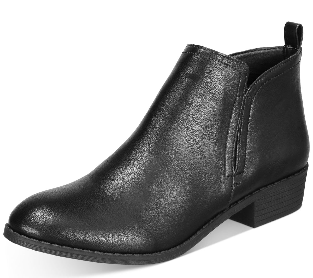 Sun + Stone Women's Cadee Ankle Booties Black Size 8.5 M