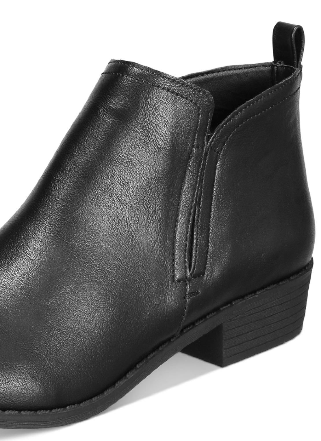 Sun + Stone Women's Cadee Ankle Booties Black Size 8.5 M
