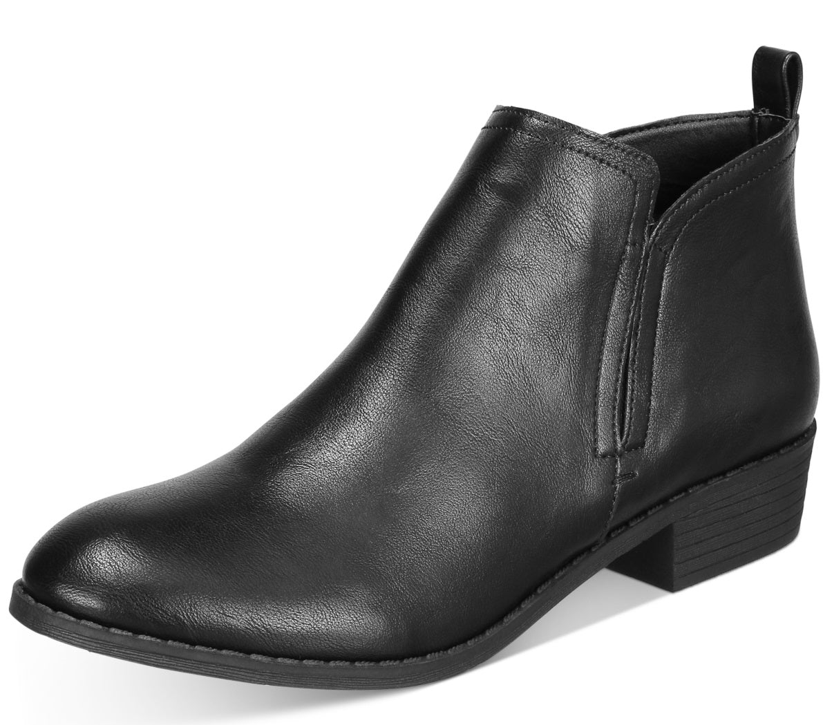 Sun + Stone Women's Cadee Ankle Booties Black Size 11 M