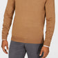 Club Room Men's Solid V Neck Merino Wool Blend Sweater Brown Size XX-Large