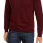 Club Room Men's Merino Wool Blend Polo Sweater Red Size Medium