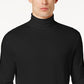 Club Room Men's Solid Turtleneck Shirt Black Size XX-Large