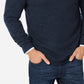 Club Room Men's Cashmere Crew Neck Sweater Blue Size Large