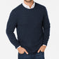 Club Room Men's Cashmere Crew Neck Sweater Blue Size Large
