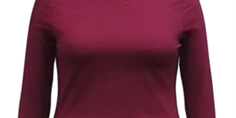 Style & Co Women's Long Sleeve Top -Pink Size XX-Large