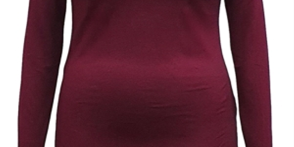 Style & Co Women's Long Sleeve Top -Pink Size XX-Large