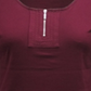 Karen Scott Women's Cotton 3/4 Sleeve Top Wine Size Small