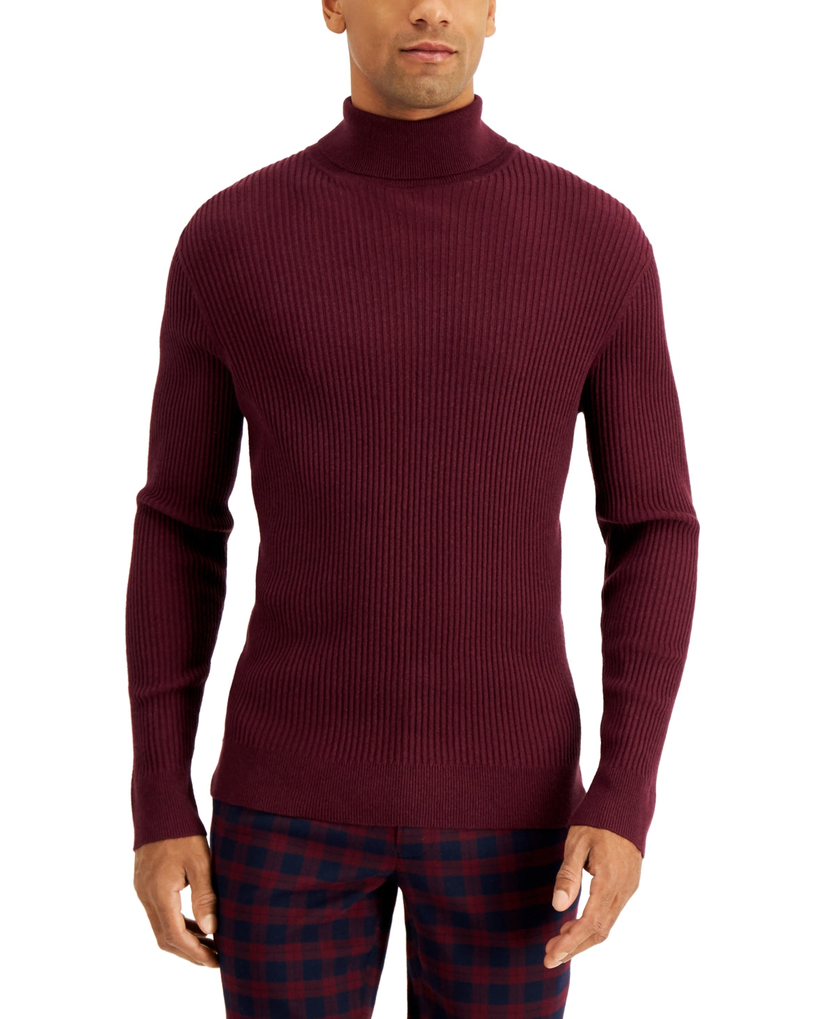 INC International Concepts Men's Ascher Rollneck Sweater Red Size XX-Large