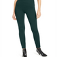 INC International Concepts Women's Wavy Waistband Skinny Pants Green Size 14