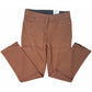 Style & Co Women's Stretch Slim Mid Rise Straight Leg Pants Brown Size 8