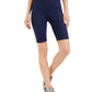 ID Ideology Women's Compression High Rise 10 Bike Shorts Blue Size Large