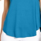 Alfani Women's V Neck Knit T-Shirt Blue Size Large