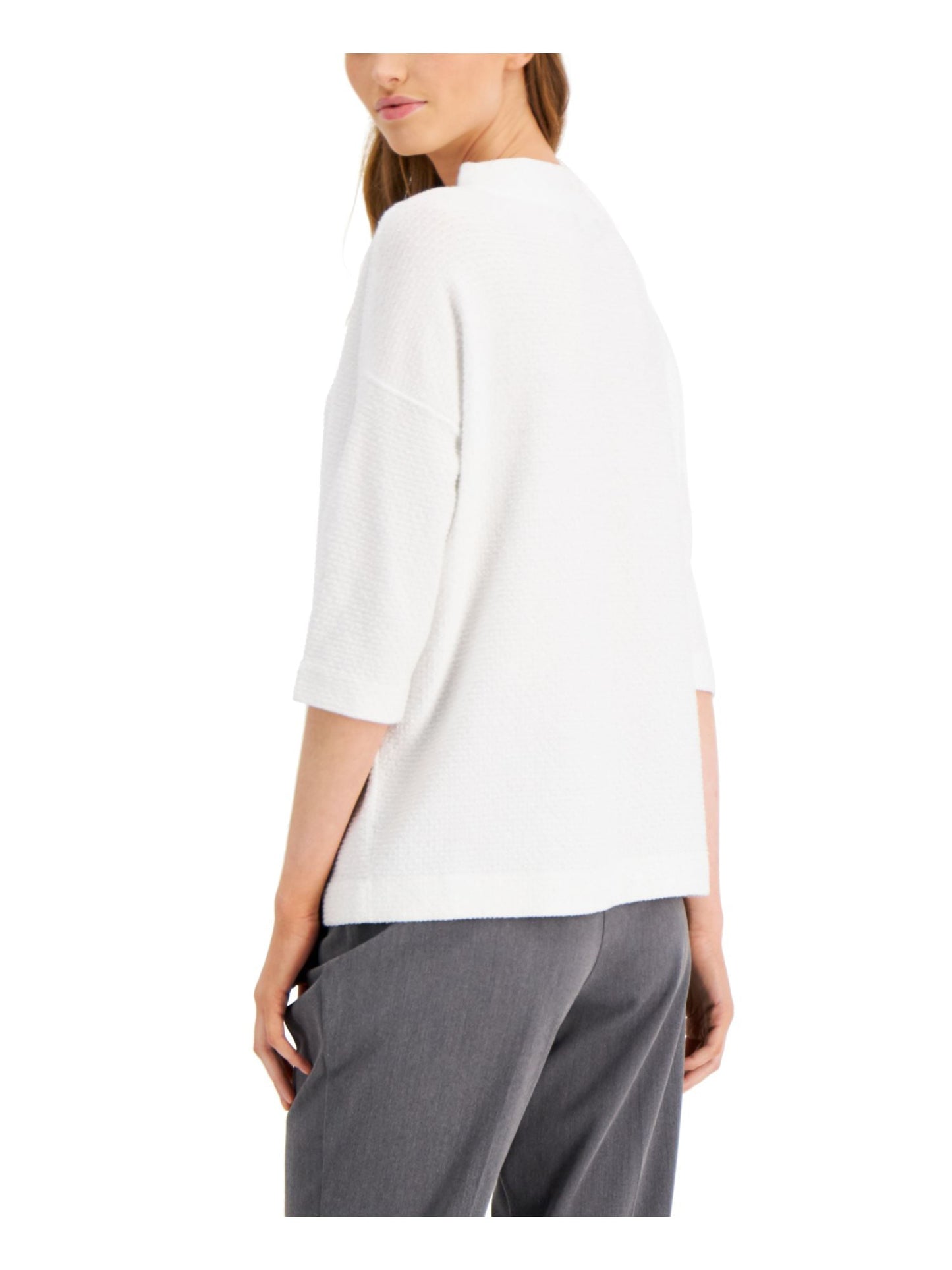 Alfani Women's Glitter Top White Size X-Large