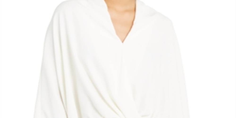 Alfani Women's Solid Dolman Sleeve Blouse White