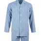 Club Room Men's Small Window Plaid Pajama Set Blue Size XX-Large