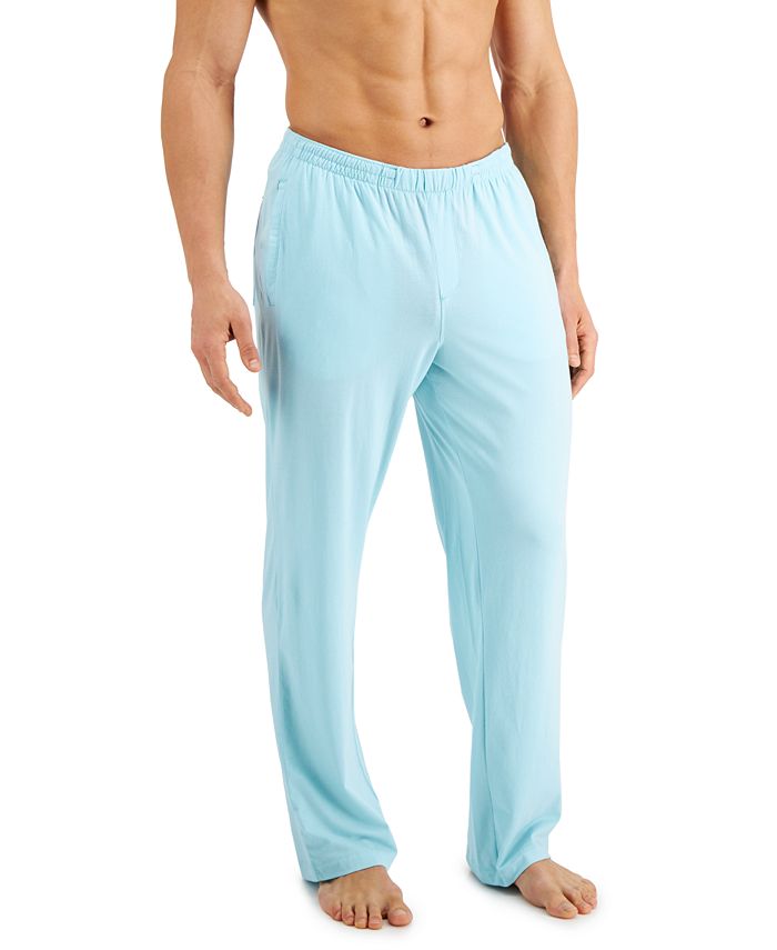 Alfani Men's Quick Dry Pajama Pants Blue Size Medium