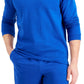 Alfani Men's Moisture Wicking Pajama Sweatshirt Blue Size X-Large