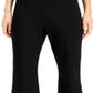 Alfani Women's Modern Lounge Seamed High Rise Pull On Pants Black Size 12
