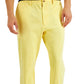 Club Room Men's Four Way Stretch Pants Yellow Size 36X30