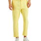 Club Room Men's Four Way Stretch Pants Yellow Size 40X30