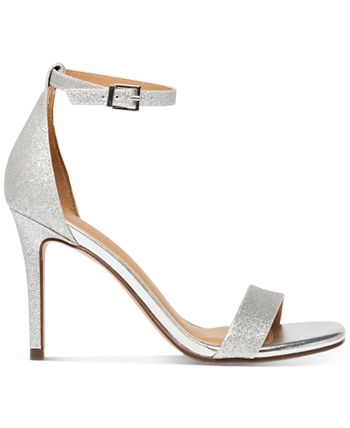 Wild Pair Women's Bethie Two Piece Dress Sandals Gray Size 6 M