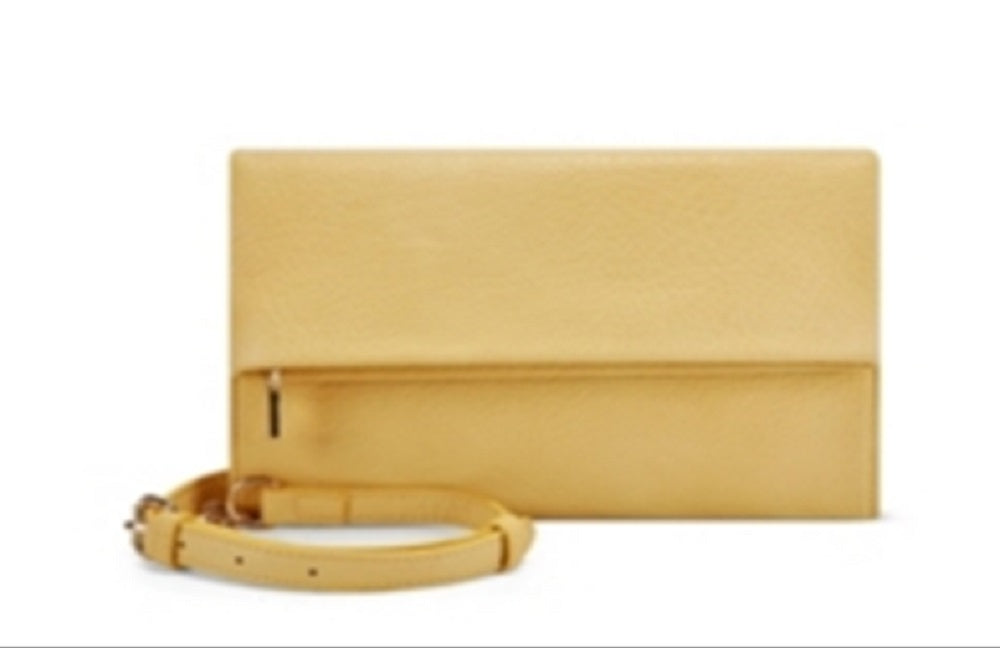 INC International Concepts Women's Averry Tunnel Crossbody Yellow Size Regular