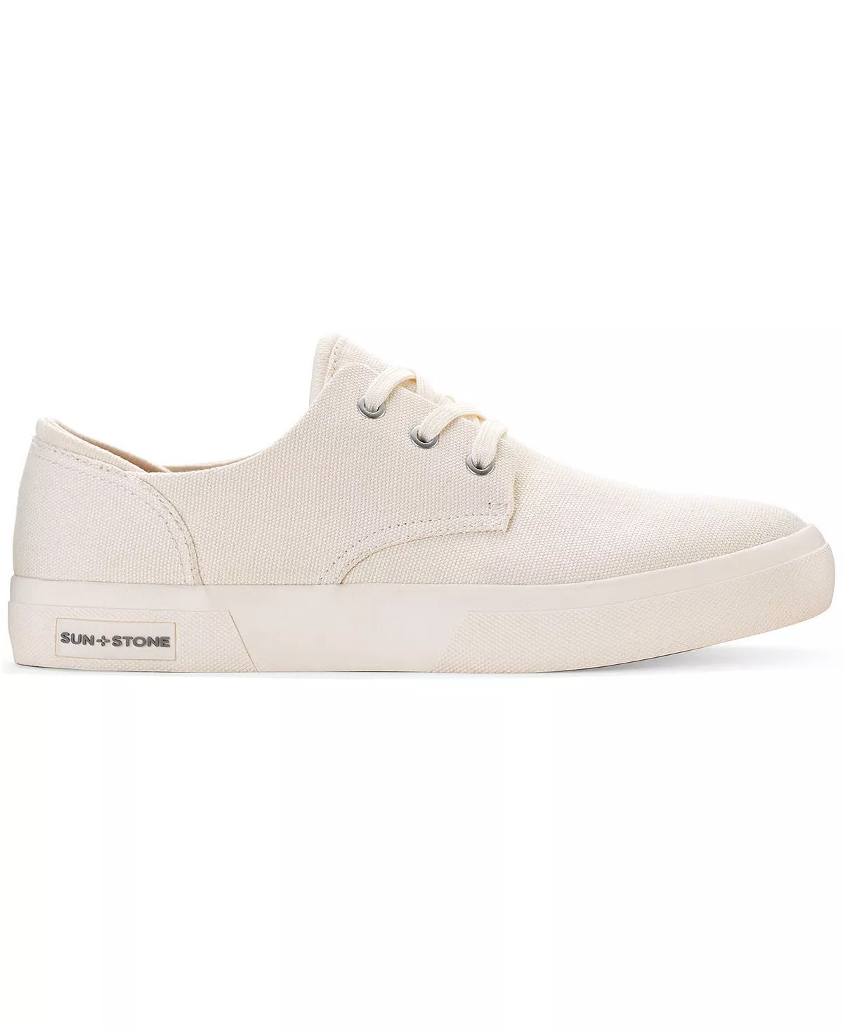 Sun + Stone Men's Kiva Lace Up Core Sneakers White Size 10.5 M