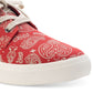 Sun + Stone Men's Kiva Lace Up Core Sneakers Red Size 7.5