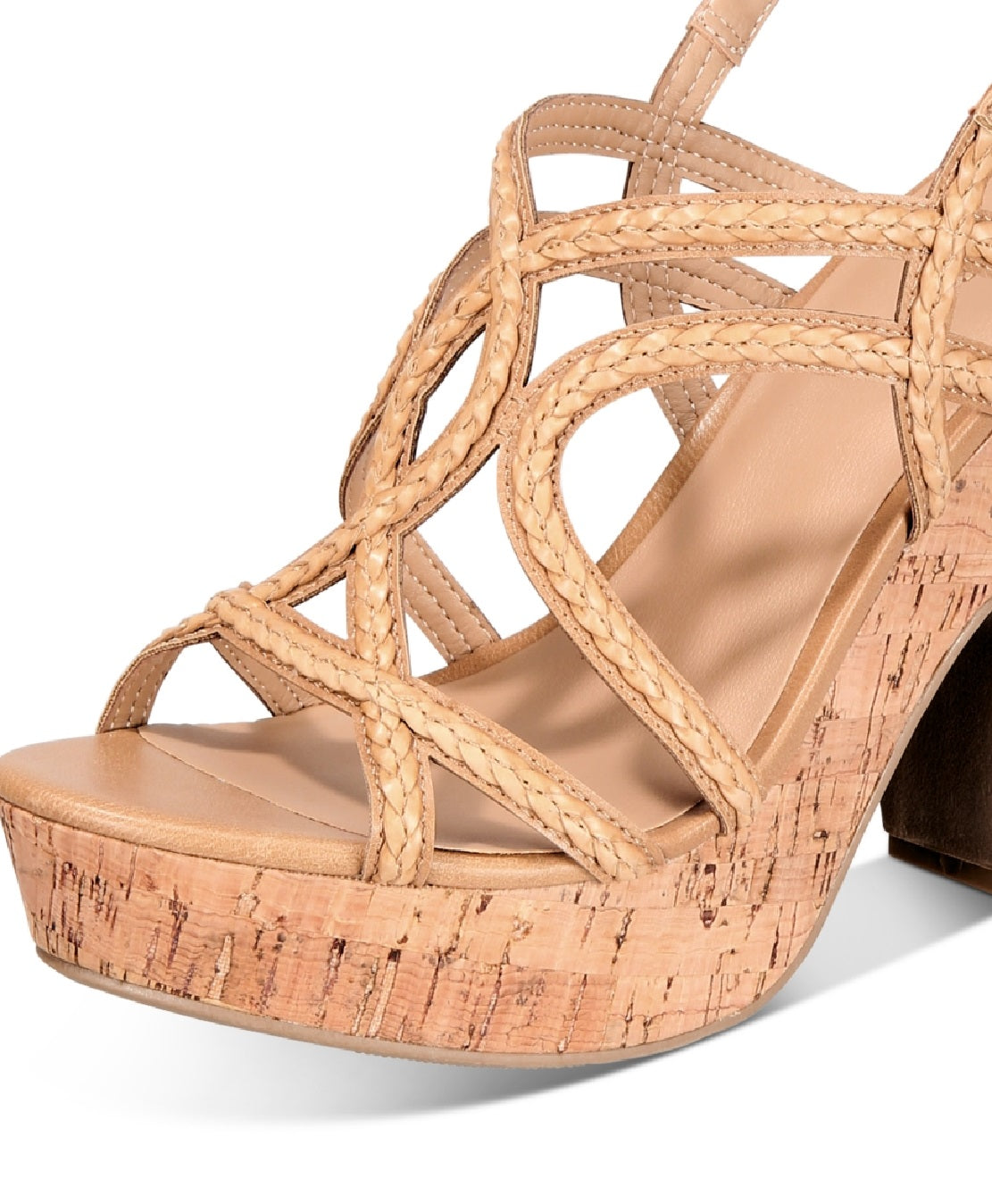 Sun + Stone Women's Nadiya Dress Sandals Brown Size 6 M