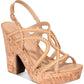 Sun + Stone Women's Nadiya Dress Sandals Brown Size 6.5 M