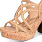 Sun + Stone Women's Nadiya Dress Sandals Brown Size 6.5 M