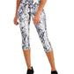 Ideology Women's Stretch Moisture Wicking Pocketed Compression Active Wear High Waist Leggings White Size XX-Large