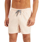INC International Concepts Men's Regular Fit Quick Dry Solid 5 Swim Trunks Pink Size Medium