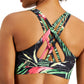 Ideology Women's Intimates Removable Pads Sports Bra Black Size X-Large