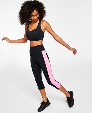 ID Ideology Women's Colorblocked Cropped Legging Pink Size XX-Large