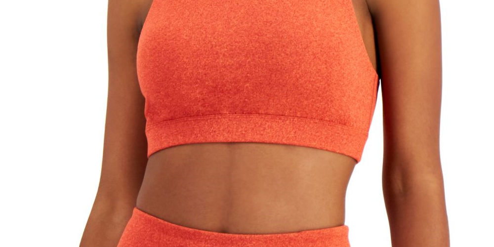 Allbrand365 महिलाओं का स्वेट सेट लो इम्पैक्ट स्पोर्ट्स ब्रा लाल साइज़ XL