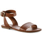 Sun + Stone Women's Miiah Flat Sandals Brown Size 6 M